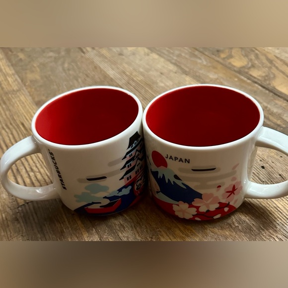 Pair of Starbucks "Been There" Series Japan Mugs - Picture 2 of 4